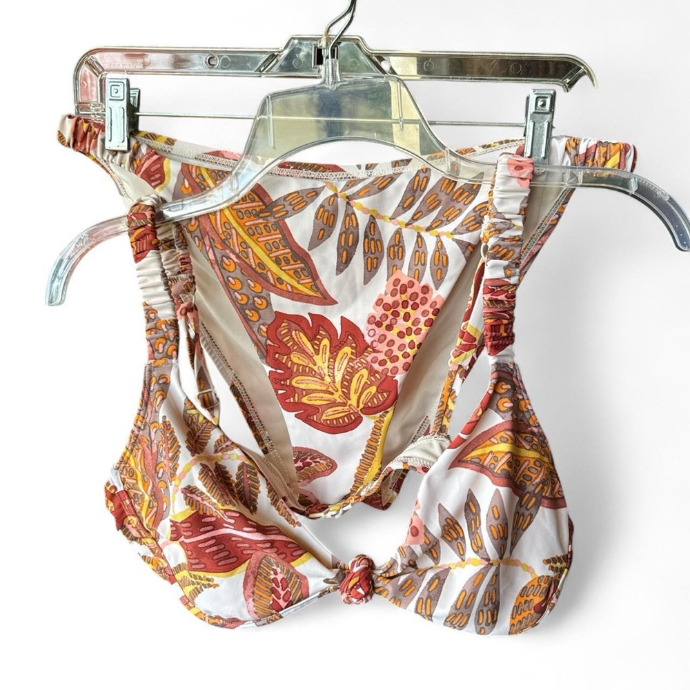 Sanctuary Multicolor Leaf Print Bikini